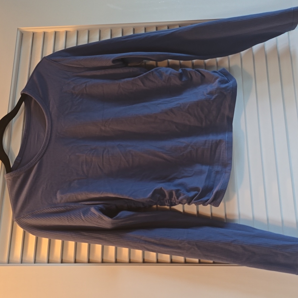Blue Long Sleeve Women's Top